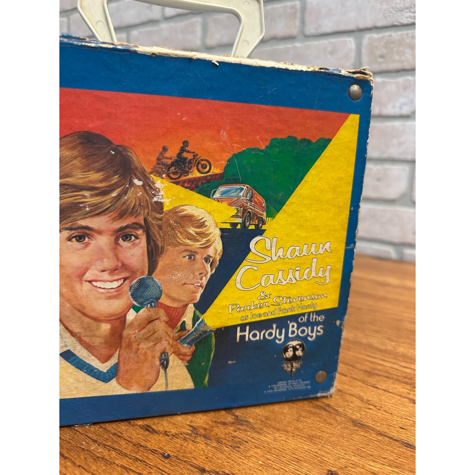 Shaun Cassidy Hardy Boys 1978 45 RPM Record Case Parker Stevenson Vanity Fair