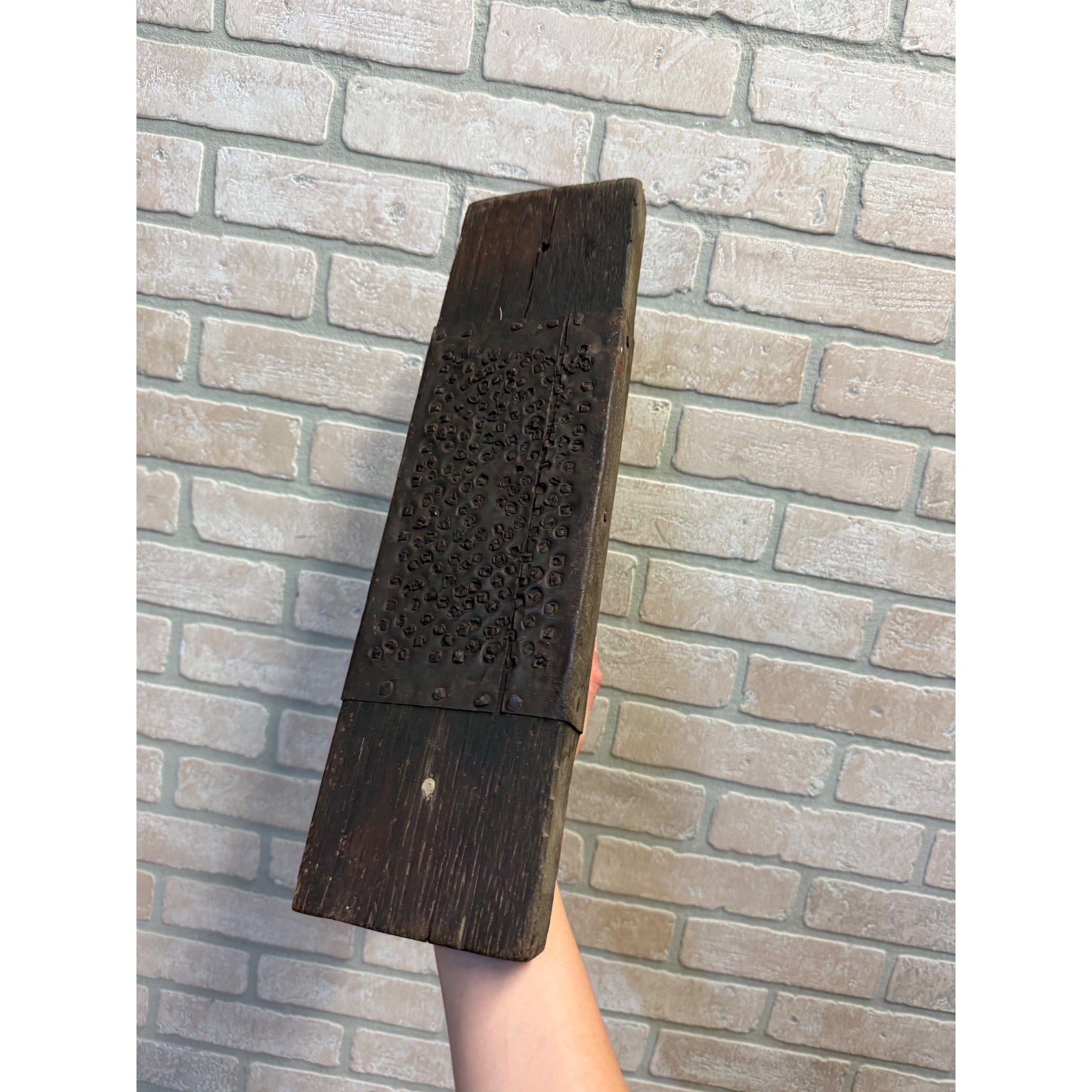 Antique Flax Hetchel Farm Tool Hatchel Hackle Primitive Wool Comb Carder Halloween Prop