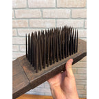 Antique Flax Hetchel Farm Tool Hatchel Hackle Primitive Wool Comb Carder Halloween Prop