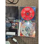 Vintage Sega Dreamcast Video Game Console Bundle 3 Controllers, 2 Games, VMUs
