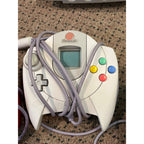 Vintage Sega Dreamcast Video Game Console Bundle 3 Controllers, 2 Games, VMUs
