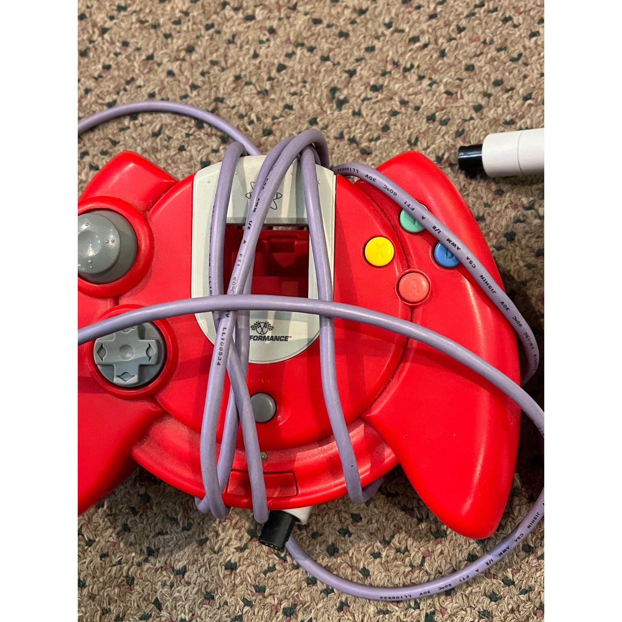 Vintage Sega Dreamcast Video Game Console Bundle 3 Controllers, 2 Games, VMUs