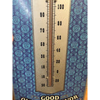 Vintage Pabst Blue Ribbon Beer Good Old-Time Flavor Thermometer Sign