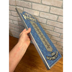 Vintage Pabst Blue Ribbon Beer Good Old-Time Flavor Thermometer Sign