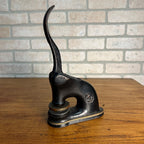 Antique Cast Iron Notary Stamp Seal -Rhinelander Wis Nordlyset Lodge S.F of A