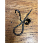 Antique Style Forged Wrought Iron Mining Sticking Tommy Miners Candlestick