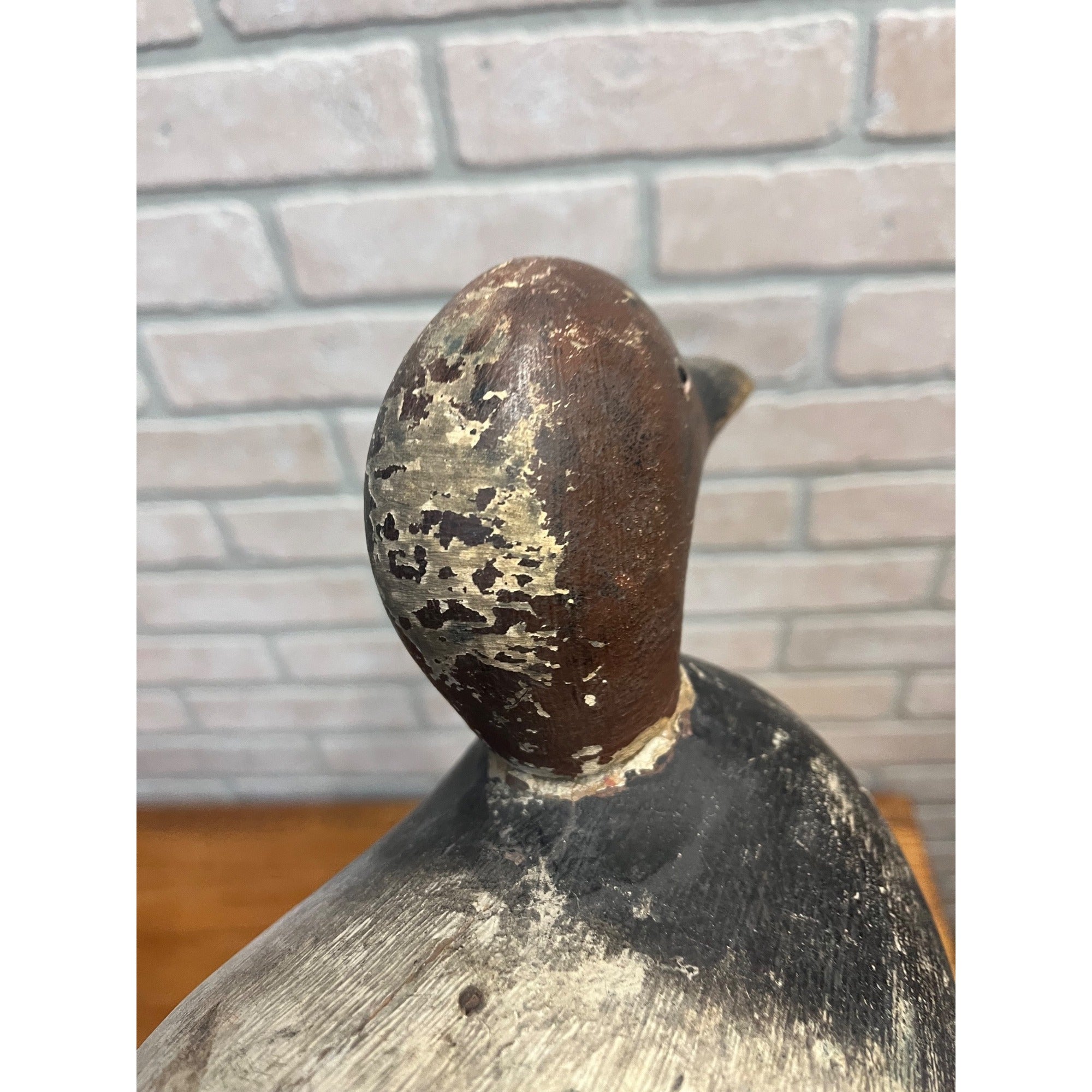 Vintage Wisconsin Duck Decoy Canvasback Unknown Carver Wooden