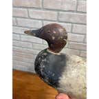 Vintage Wisconsin Duck Decoy Canvasback Unknown Carver Wooden