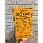 Vintage Dixie Stock Remedy Lung Fever Medicine Box Advertising Marianna AR