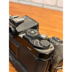 Nikon FE2 35mm SLR Film Camera Body Black w/ Samigon Motor Drive N-2TR Untested