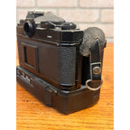 Nikon FE2 35mm SLR Film Camera Body Black w/ Samigon Motor Drive N-2TR Untested