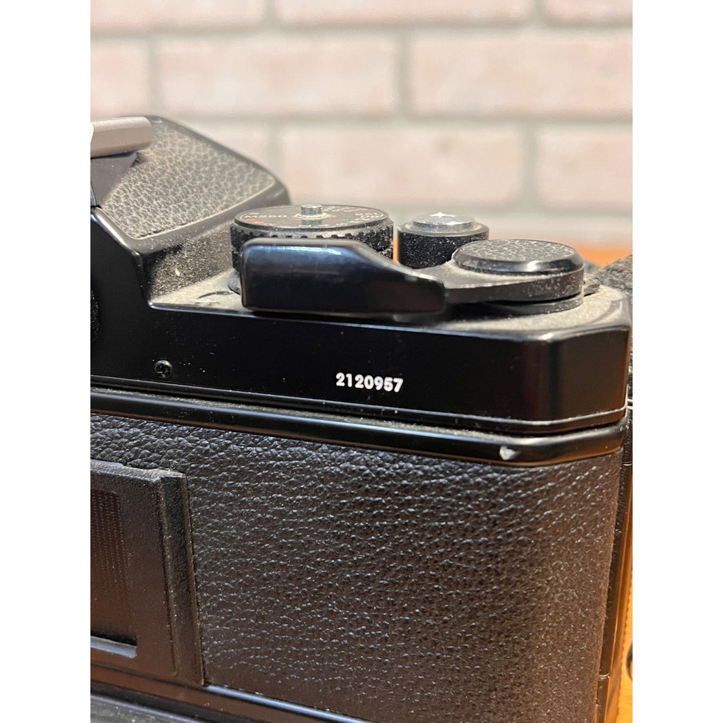 Nikon FE2 35mm SLR Film Camera Body Black w/ Samigon Motor Drive N-2TR Untested