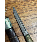 Vintage Iisakki Jarvenpaa Finland Puukko Knife w/ Leather Sheath Hunting 7.5"