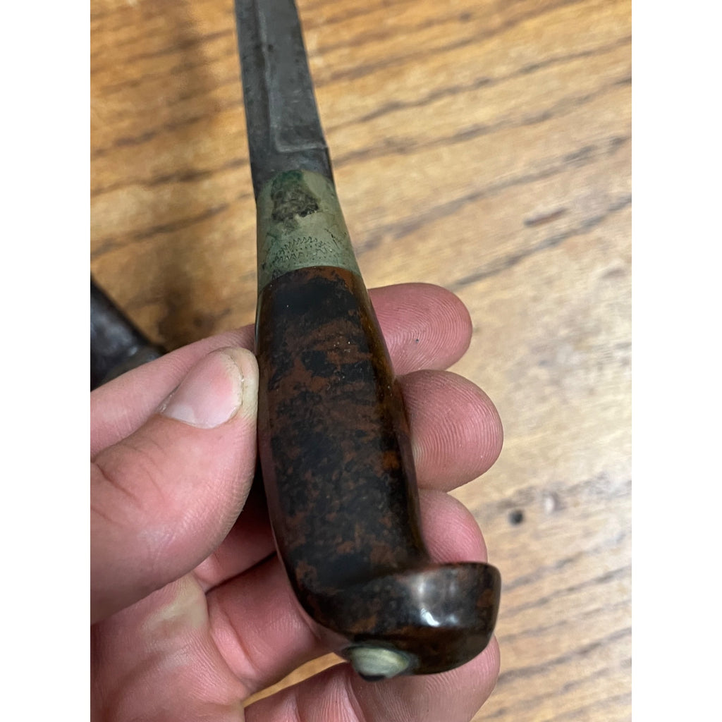 Vintage Iisakki Jarvenpaa Finland Puukko Knife w/ Leather Sheath Hunting 7.5"