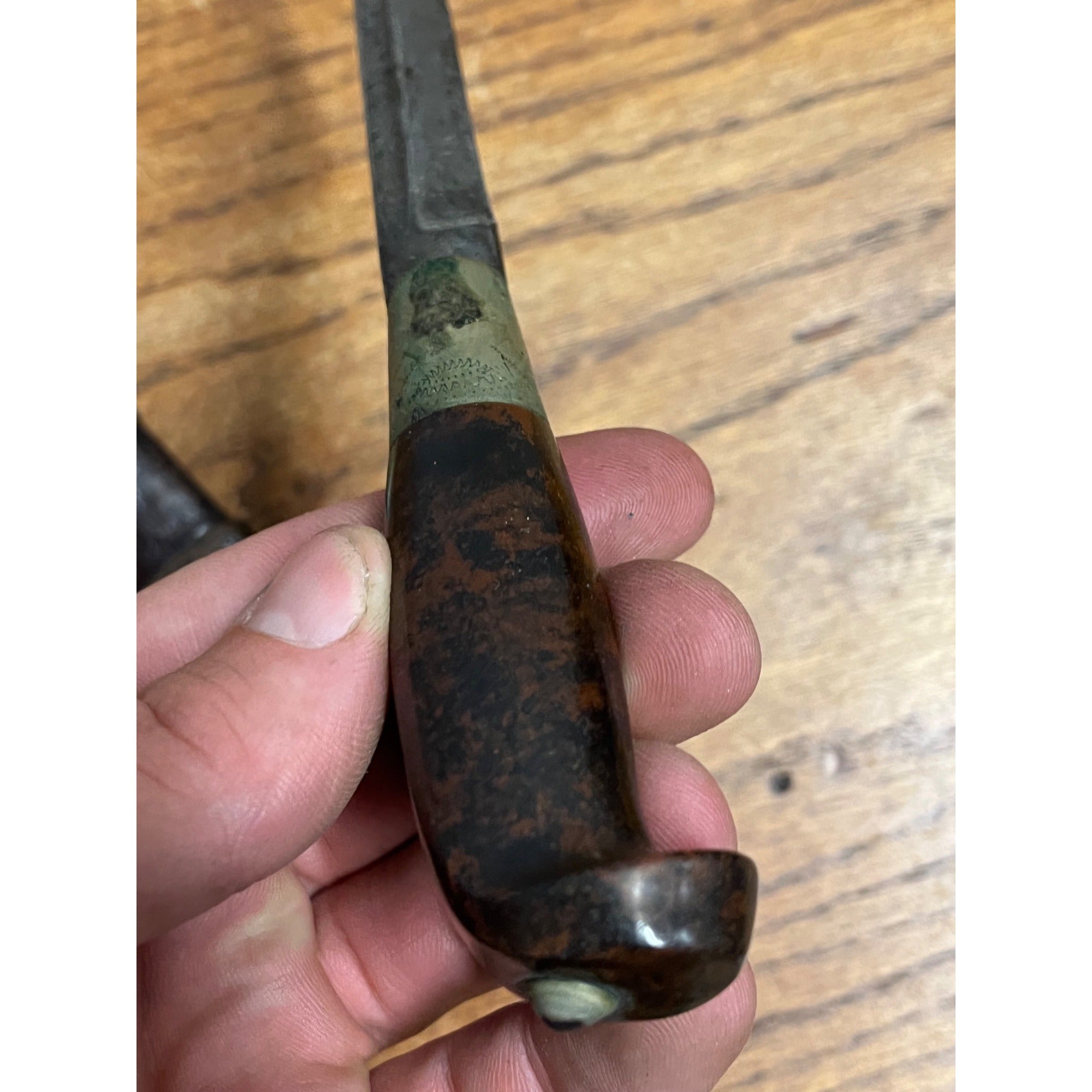 Vintage Iisakki Jarvenpaa Finland Puukko Knife w/ Leather Sheath Hunting 7.5"