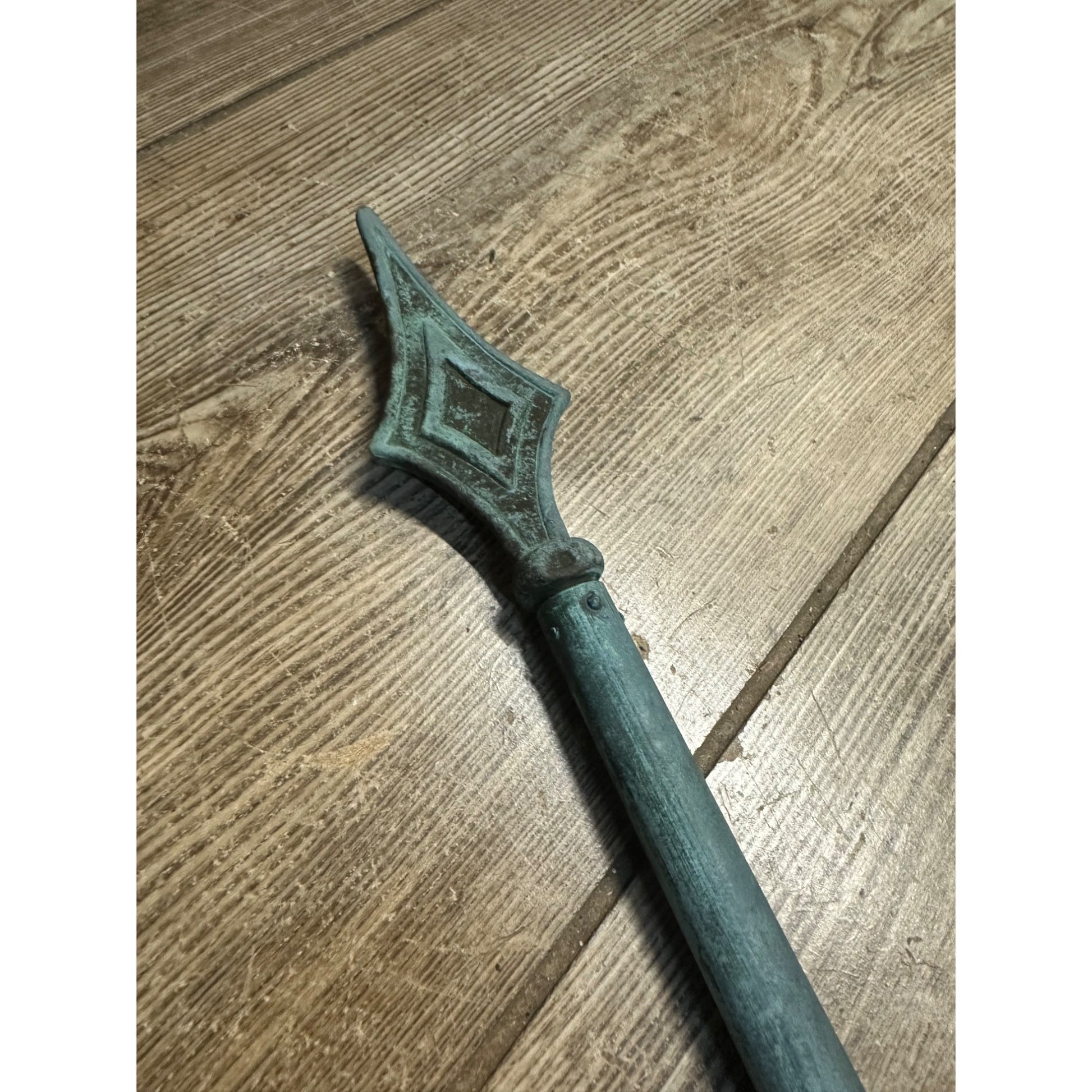 Antique Copper or Bronze Horse Weathervane w/ Directional Arrows Farm Barn