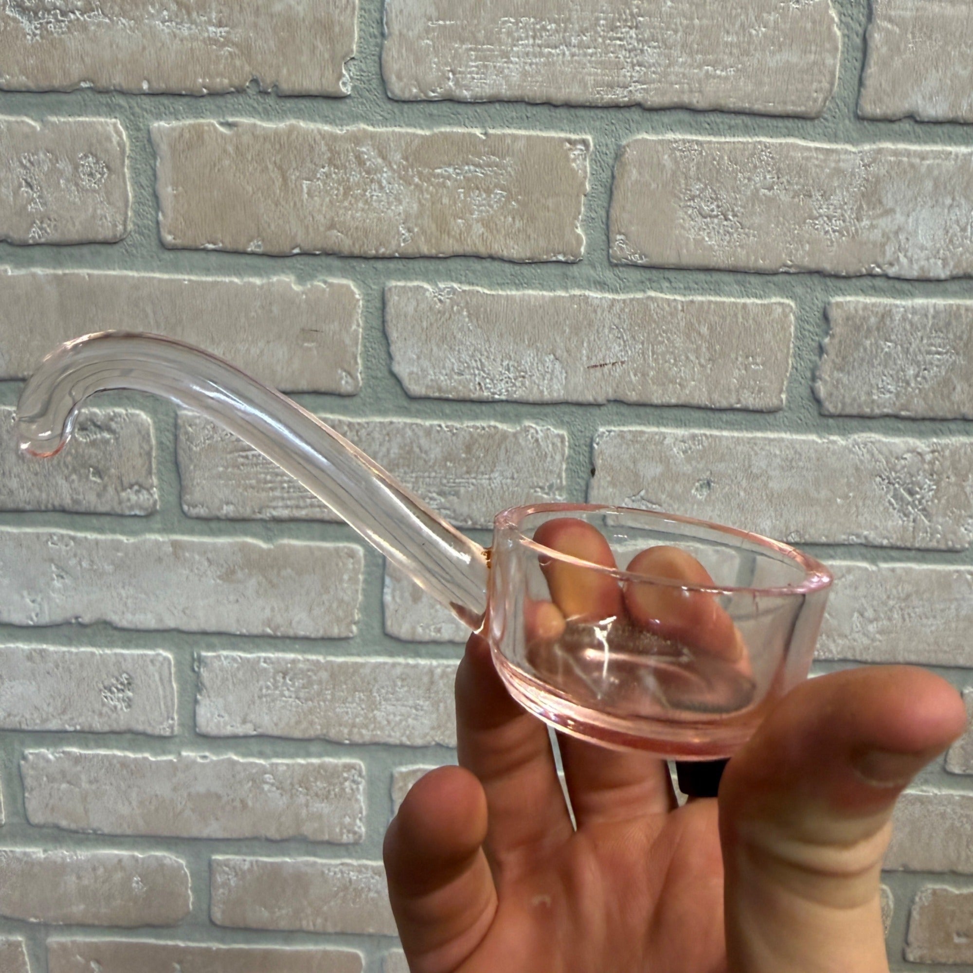 Vintage Pink Depression Glass Mayo Gravy Jelly Ladle Serving Spoon Replacement