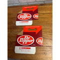 (2) Vintage 1960s Dr Pepper NOS Soda Carrier Totes Advertising Bottle Carrier 10oz