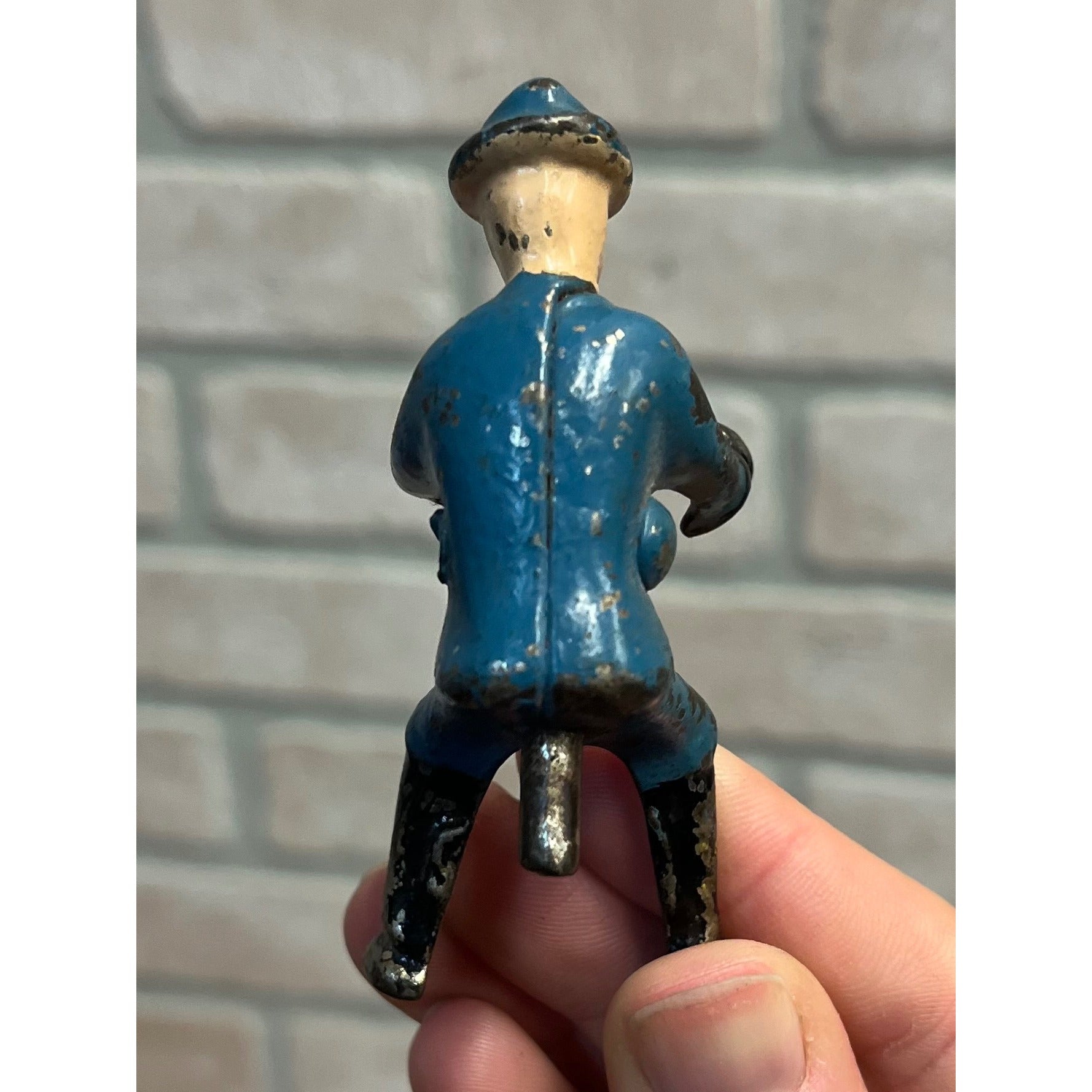 Original Vintage Replacement Driver Blue Cast Iron Man Arcade? Hubley? Kenton?