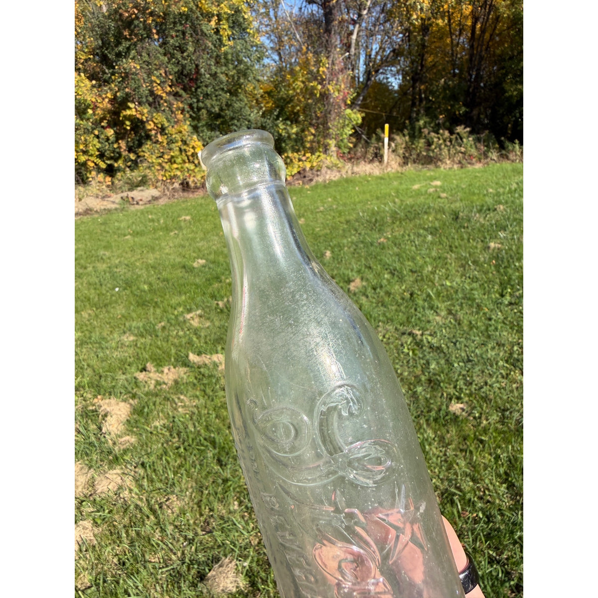 RARE Vintage 1920s Star Beverage Inc Milwaukee Wis Embossed Soda Bottle
