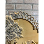 German Victorian Advertising Diecut Calendar Sign St John Washington Robins Bird