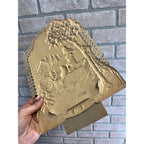 German Victorian Advertising Diecut Calendar Sign St John Washington Robins Bird