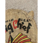 Vintage Big Chief Potatoes Harold Solk & Sons Plover Wisconsin burlap sack