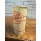 SCARCE Vintage Drink Pepsi Cola Lily Wax Sample Tester Cup Red 4.5"