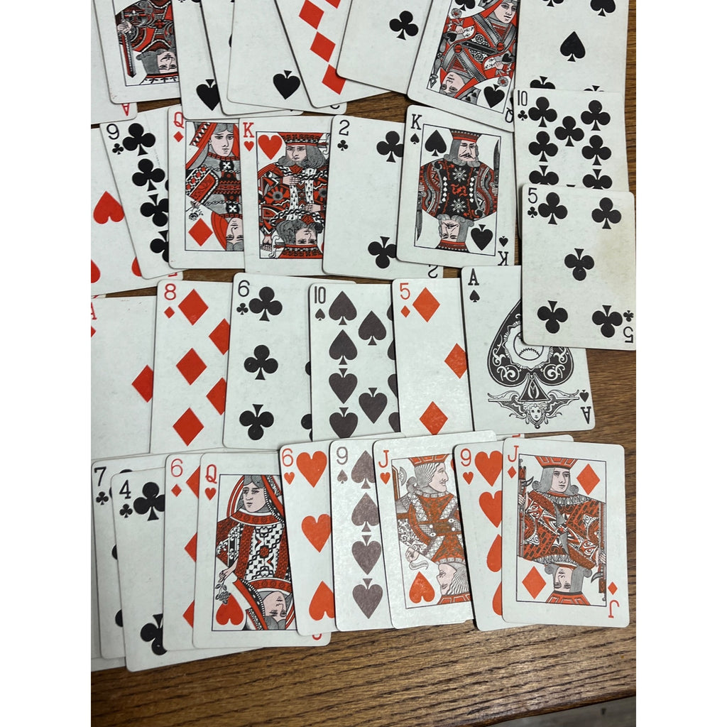 Vintage c1914 Adams League Baseball Themed Playing Cards Deck + Box -Magic Trick