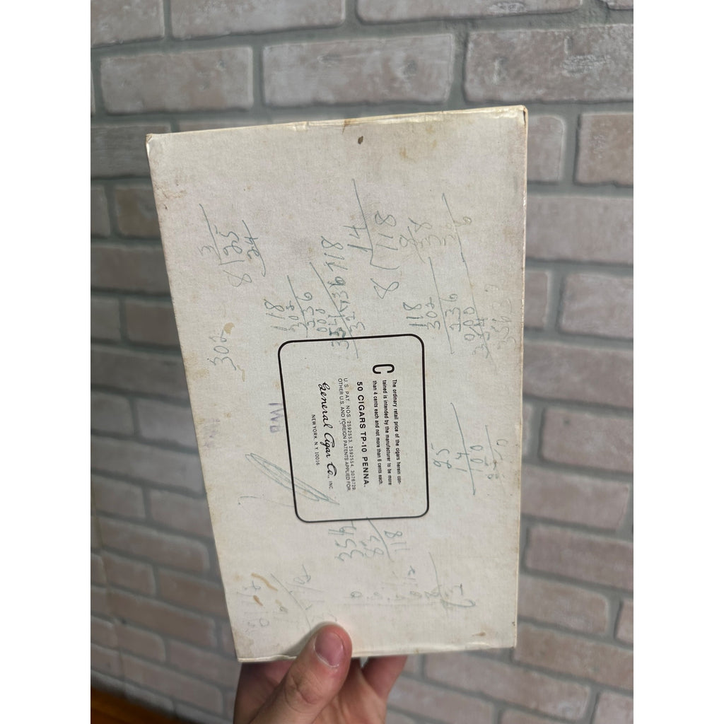 Vintage Van Dyck Perfecto Cigar Box Pressed Cardboard Advertising