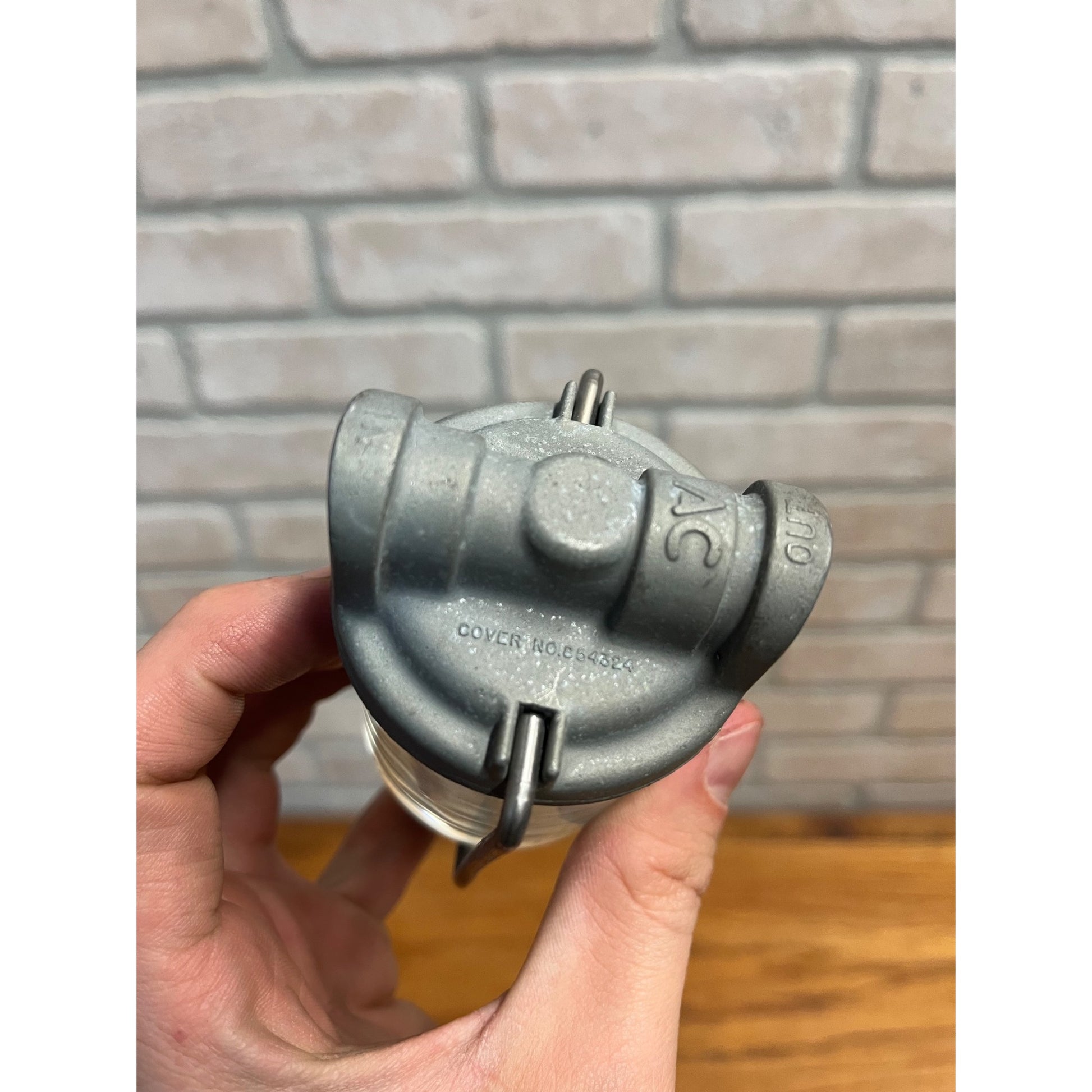 New Old Stock AC # 854324 Glass Bowl Fuel Gasoline Filter Part Gm Chevy Corvette