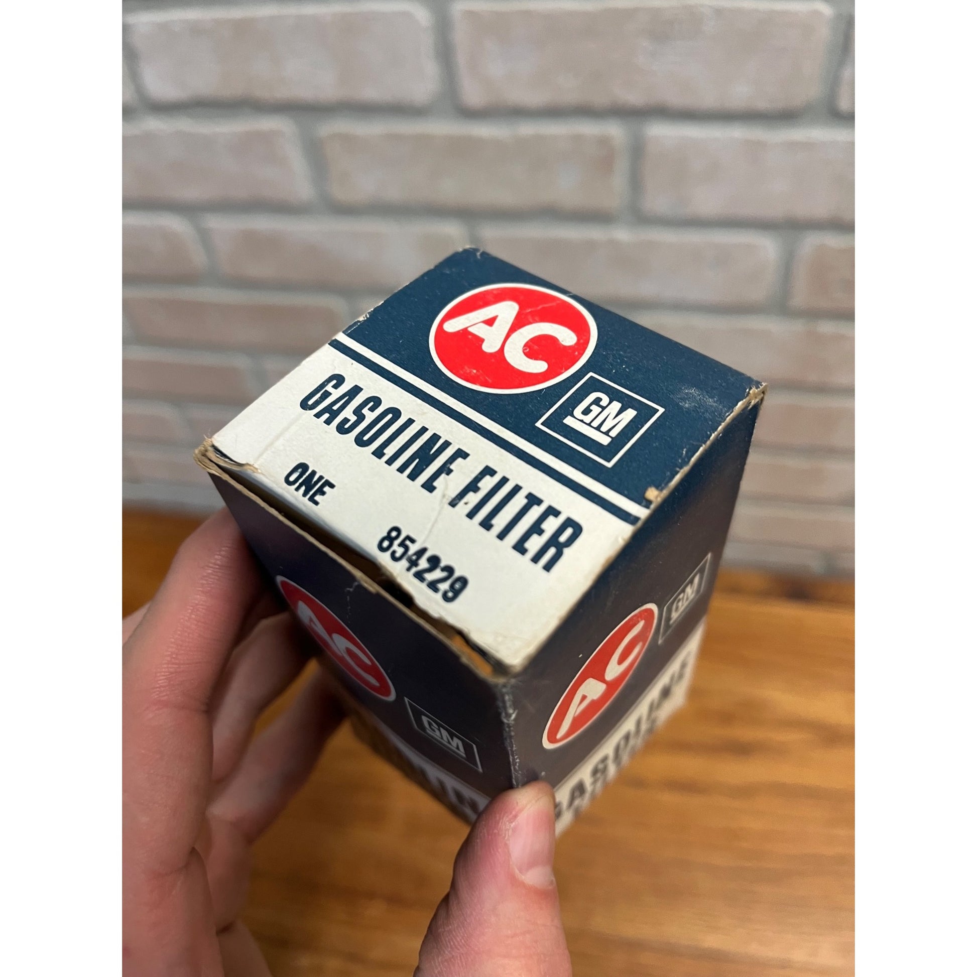 New Old Stock AC # 854324 Glass Bowl Fuel Gasoline Filter Part Gm Chevy Corvette