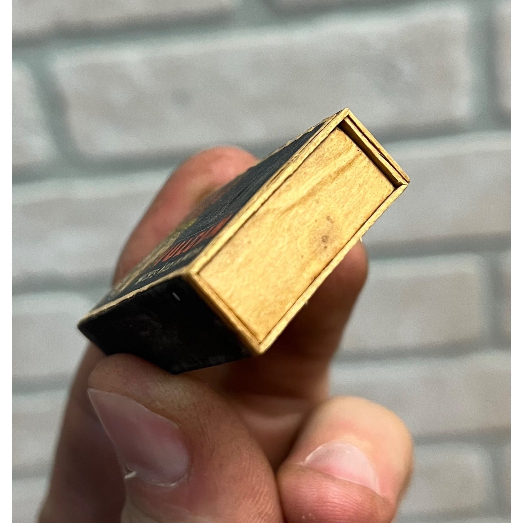 Vintage Vulcan Safety Match Box - FULL - Sweden Bird Globe Matches Antique