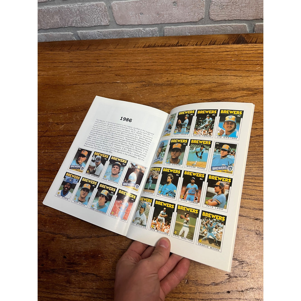 1987 Topps Book Baseball Cards Milwaukee Brewers (MLB) Book