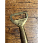 Vintage Schlitz Brewing Co Beer Bottle Opener Brass Bronze Muddler