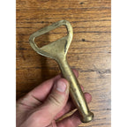 Vintage Schlitz Brewing Co Beer Bottle Opener Brass Bronze Muddler