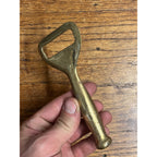 Vintage Schlitz Brewing Co Beer Bottle Opener Brass Bronze Muddler