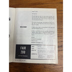 1974 Stock Car 200 Mile Race National Championship Souvenir Program Wisconsin