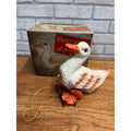 RARE Vintage 1940s Noma Walky Ducky Child's Pull Toy Composition - Original Box