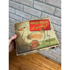 RARE Vintage 1940s Noma Walky Ducky Child's Pull Toy Composition - Original Box