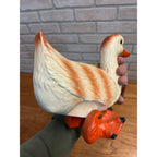 RARE Vintage 1940s Noma Walky Ducky Child's Pull Toy Composition - Original Box