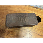 Vintage Case IH International Harvester Tractor Tool Box Metal Embossed Farm
