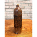 Antique 1900s H.W. Schlichte Steinhager German Stoneware Gin Bottle Paper Label