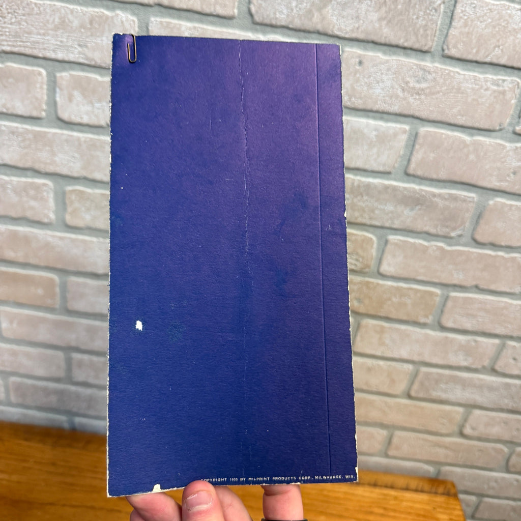 Vintage 1940s Meier's Ice Cream Waukesha Wis Soda Fountain Menu Advertising