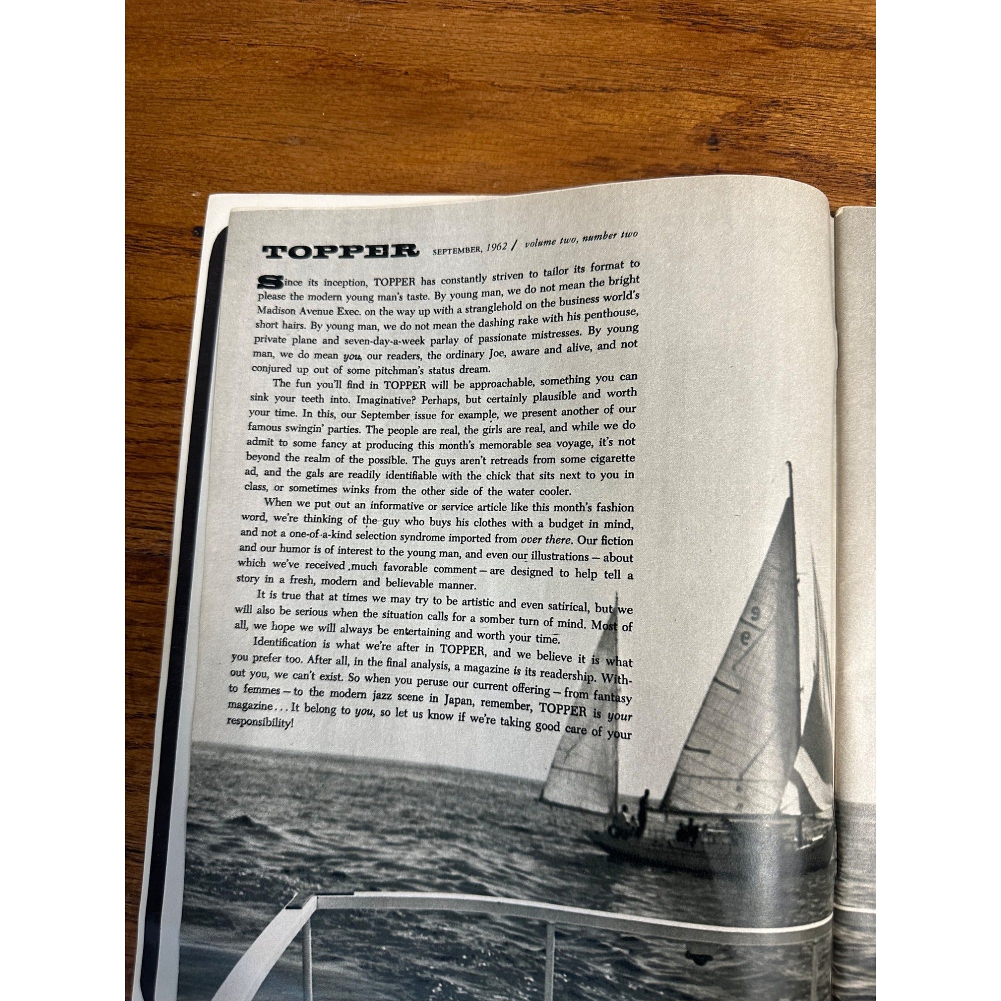 Topper Magazine Young Man's September 1962 - Good