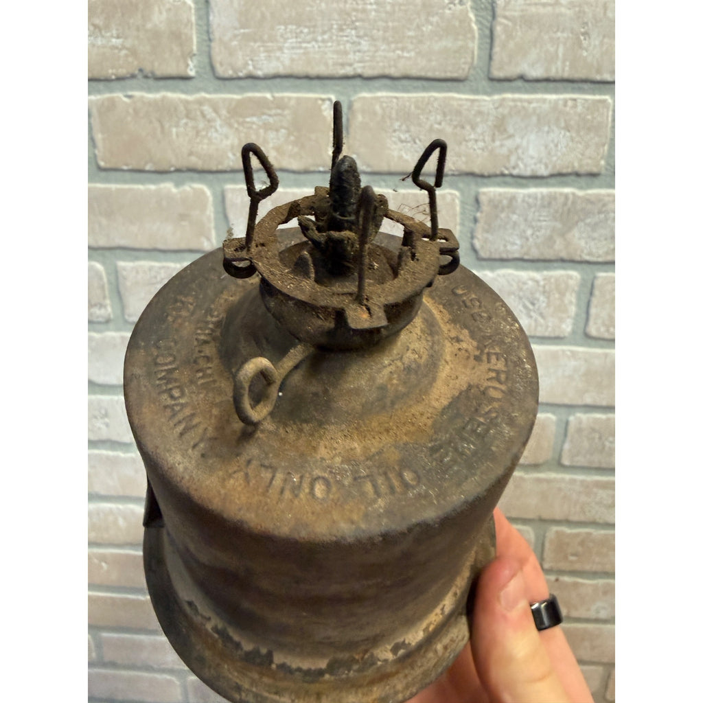 Adlake Railroad Switch Lamp Pinch Pot Fount Fuel Tank Kero Burner