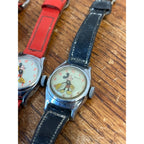 Vintage 1960s-70s Mickey Mouse Ingersoll Wristwatches Parts/Repair Lot 3 Watches
