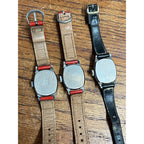 Vintage 1960s-70s Mickey Mouse Ingersoll Wristwatches Parts/Repair Lot 3 Watches