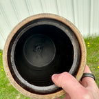 Antique W. Gallasch Mustard Jar Milwaukee Stoneware Hermann Crock Advertising