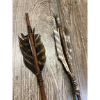 Vintage Native American Style Bow Arrow Set Quiver Handmade Reservation Trade
